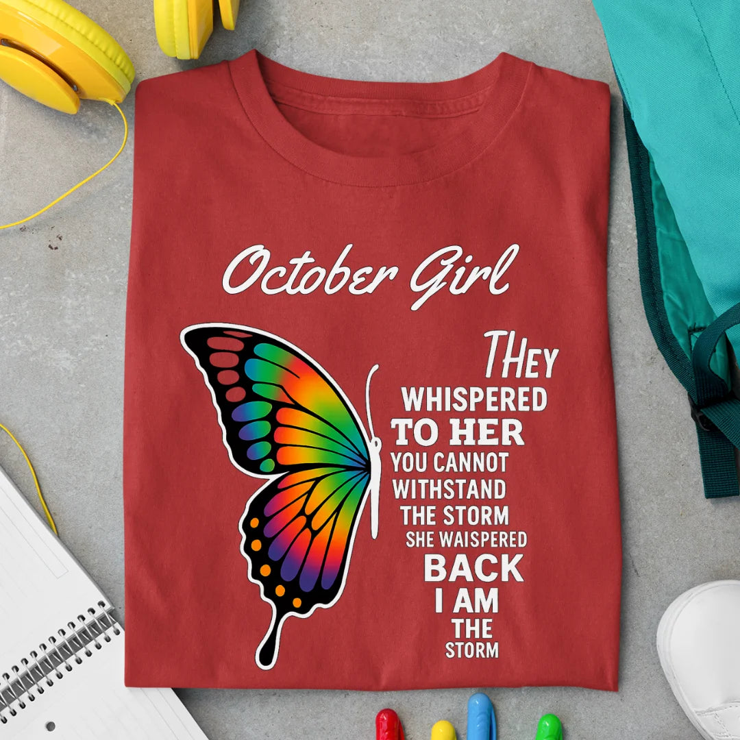 October Girl Exclusive Premium Birthday T-shirt for Women