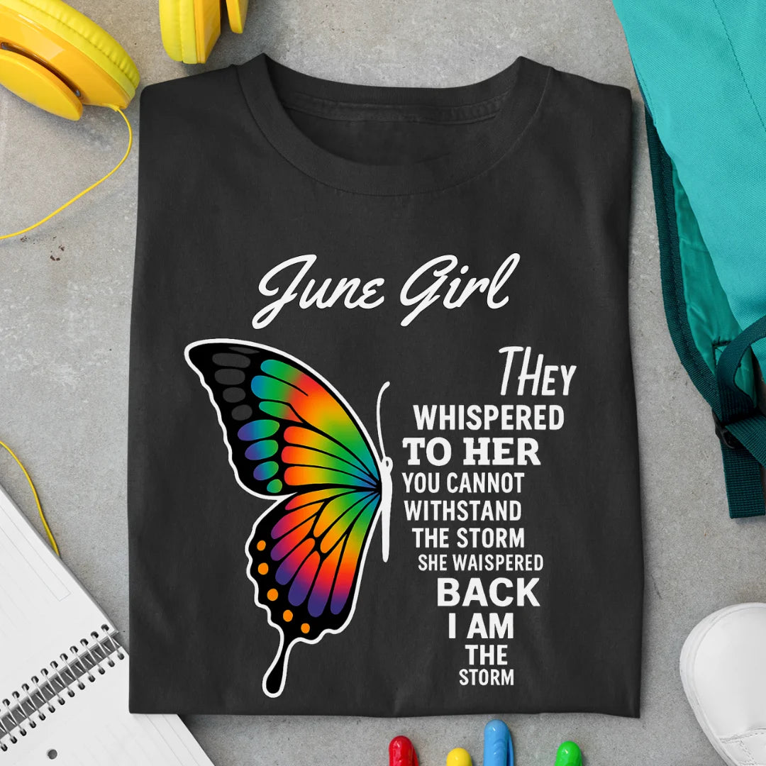 June Girl Exclusive Premium Birthday T-shirt for Women