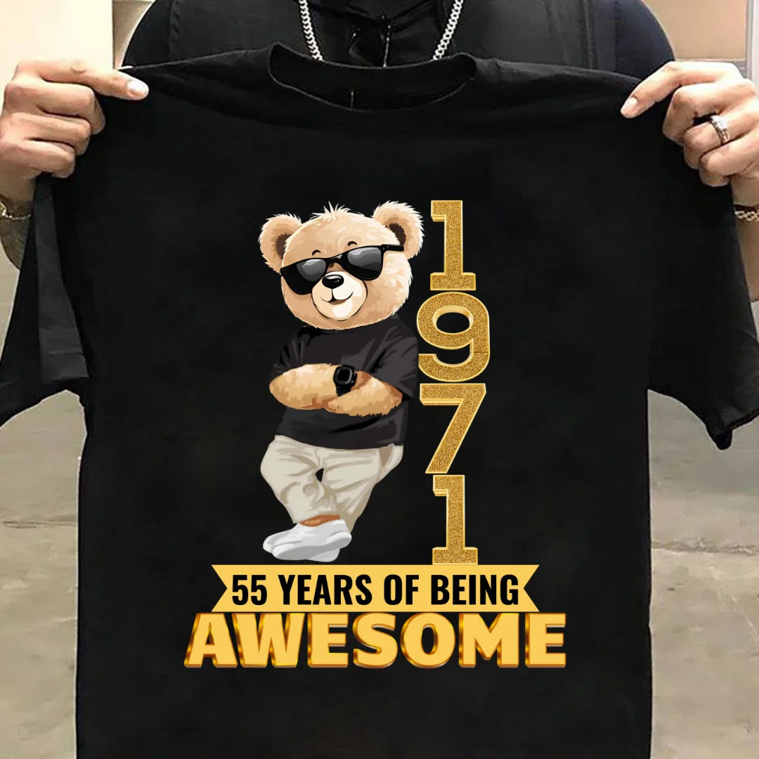 1971 | 55 Years Of Being Awesome T-shirt