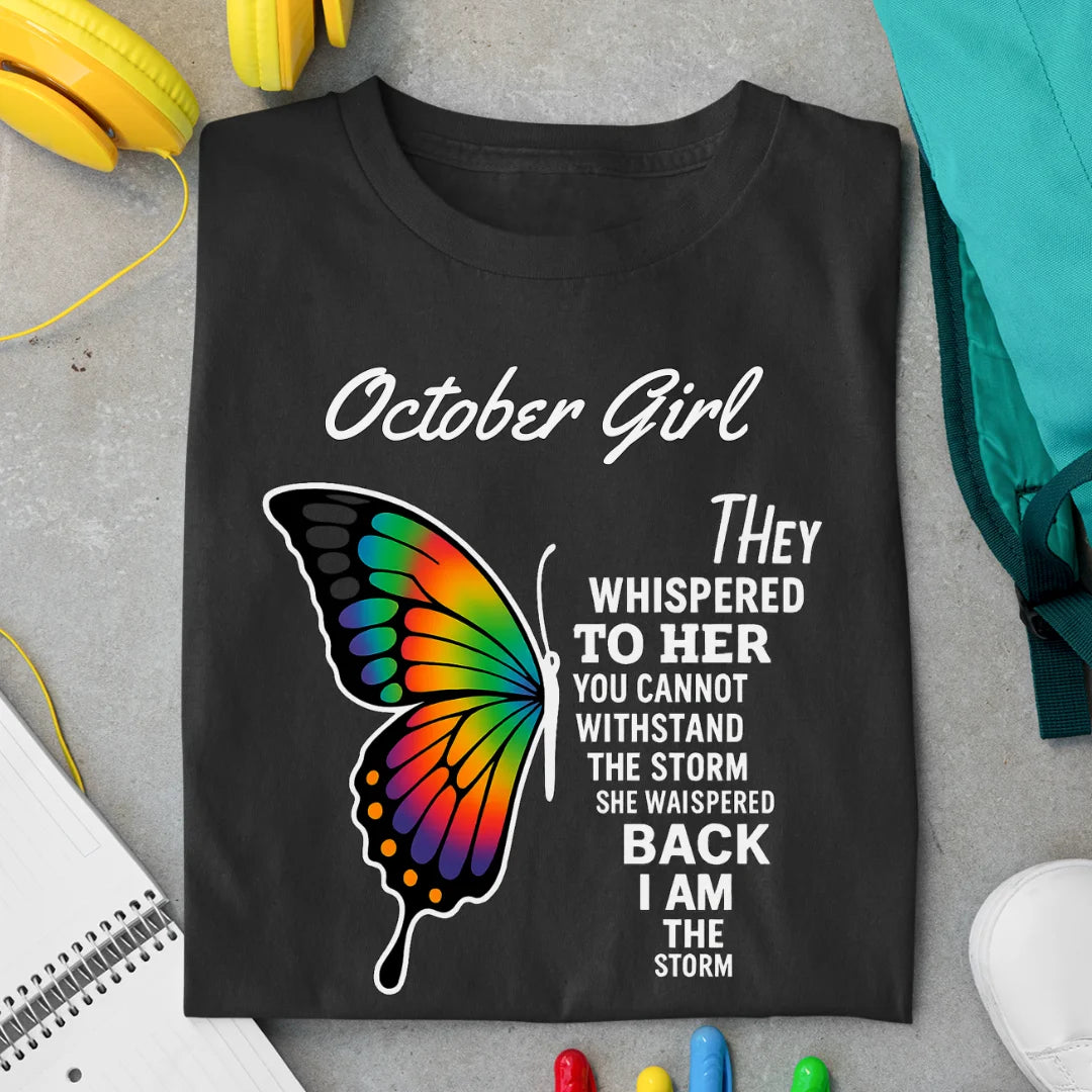 October Girl Exclusive Premium Birthday T-shirt for Women