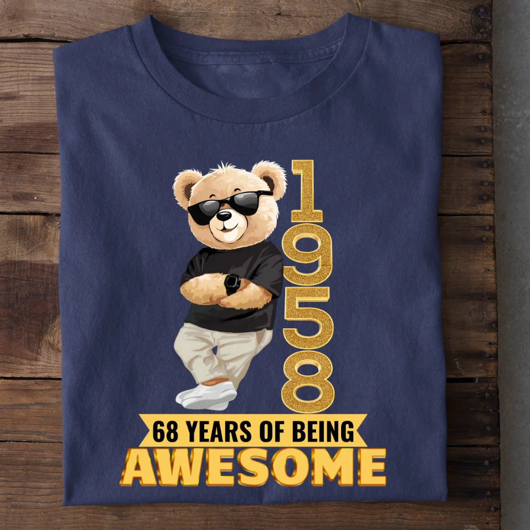 1958 | 68 Years Of Being Awesome T-shirt