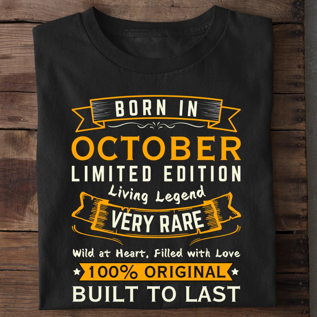 Born In October Limited Edition Living Legend Very Rare