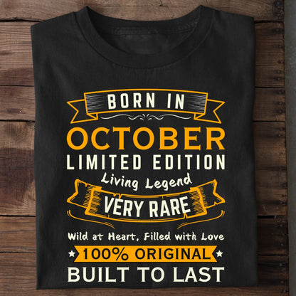 Born In October Limited Edition Living Legend Very Rare