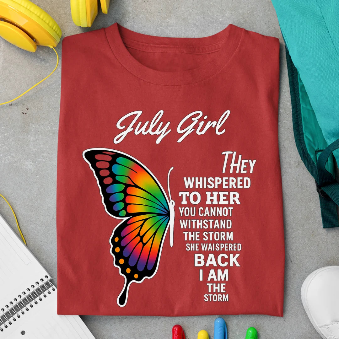 July Girl Exclusive Premium Birthday T-shirt for Women