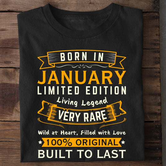 Born In January Limited Edition Living Legend Very Rare