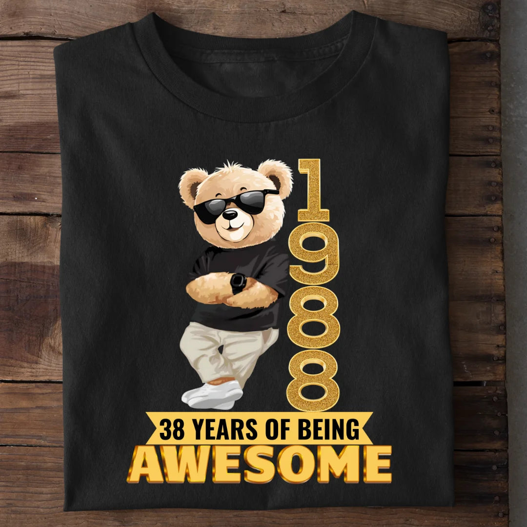 1988 | 38 Years Of Being Awesome T-shirt