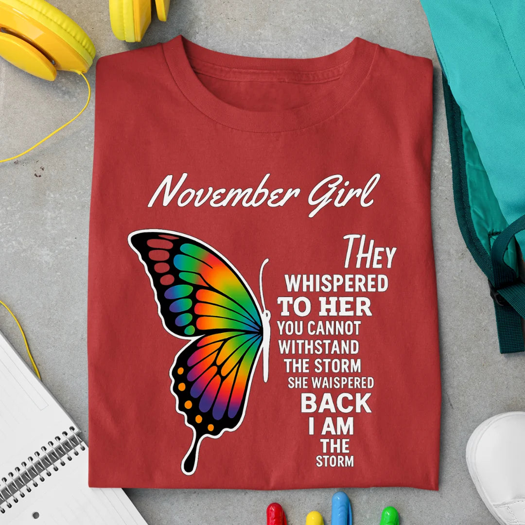 November Girl Exclusive Premium Birthday T-shirt for Women