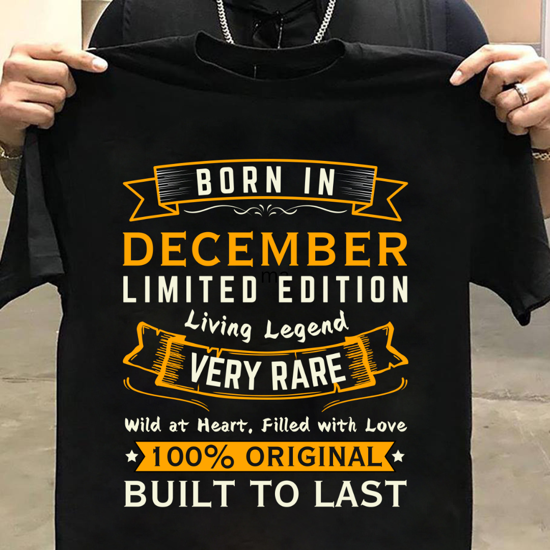 Born In December Limited Edition Living Legend Very Rare