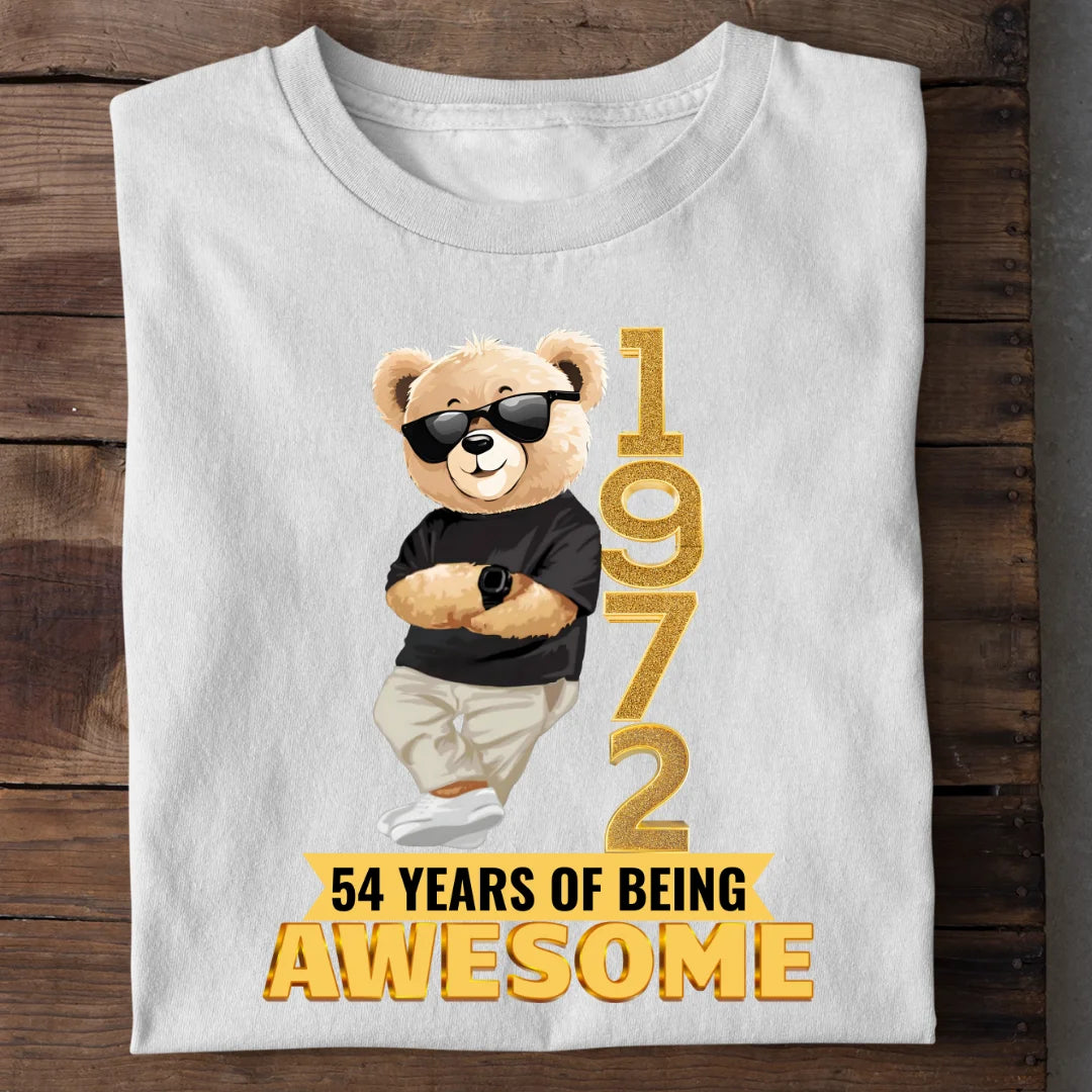 1972 | 54 Years Of Being Awesome T-shirt