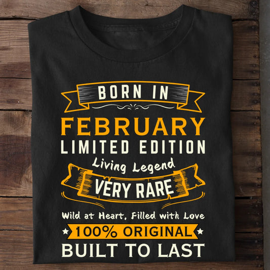 Born In February Limited Edition Living Legend Very Rare