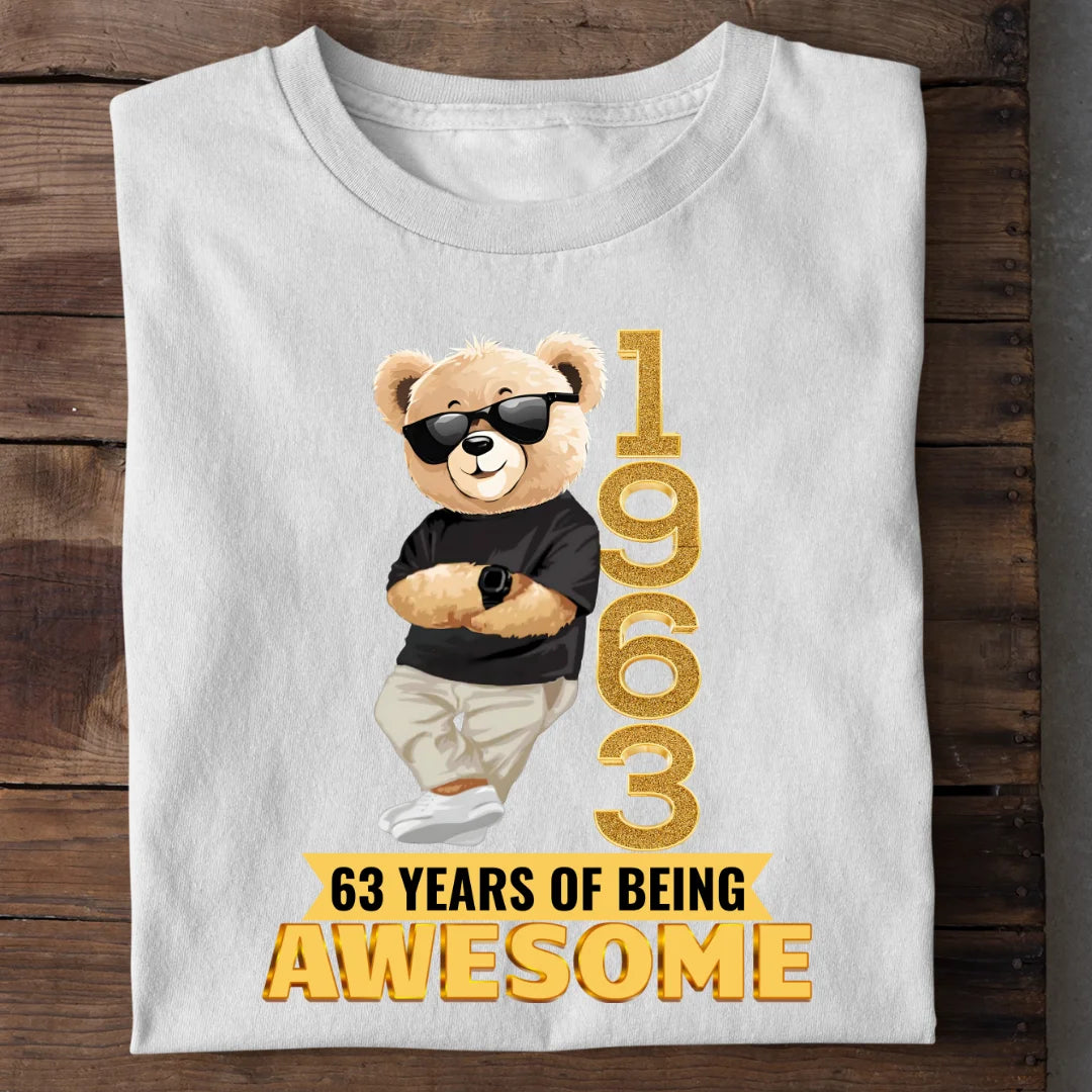 1963 | 63 Years Of Being Awesome T-shirt