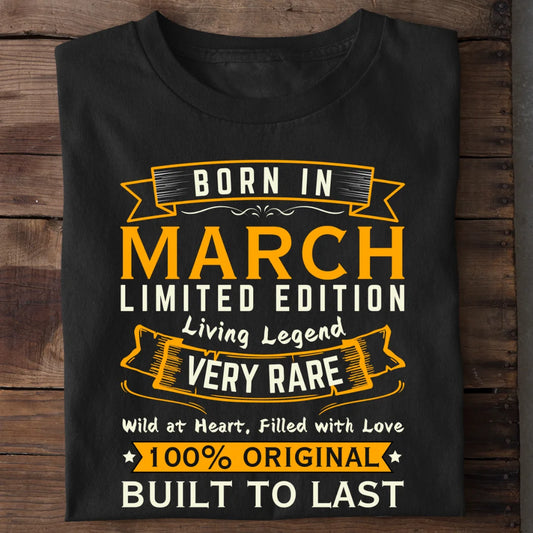 Born In March Limited Edition Living Legend Very Rare