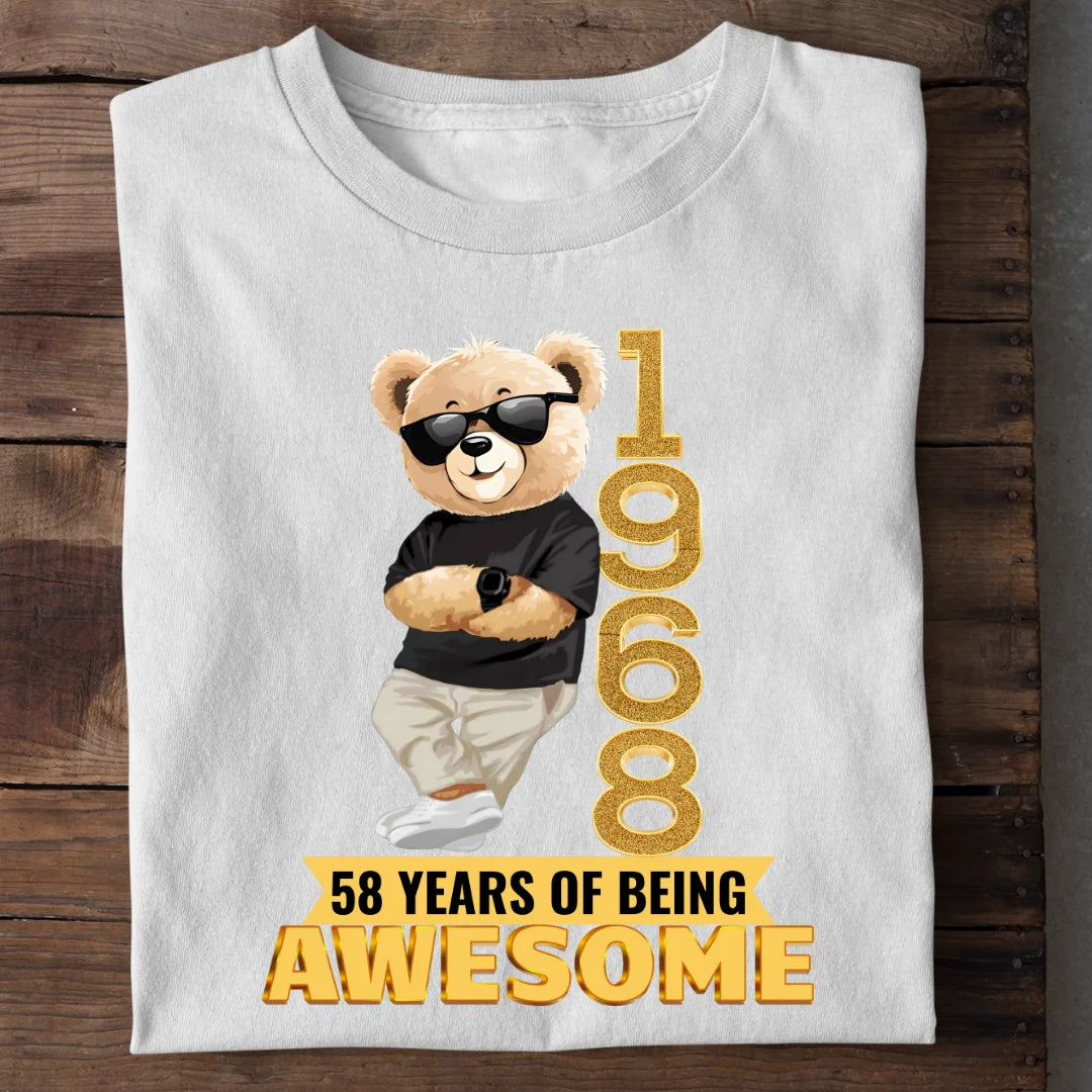 1968 | 58 Years Of Being Awesome T-shirt
