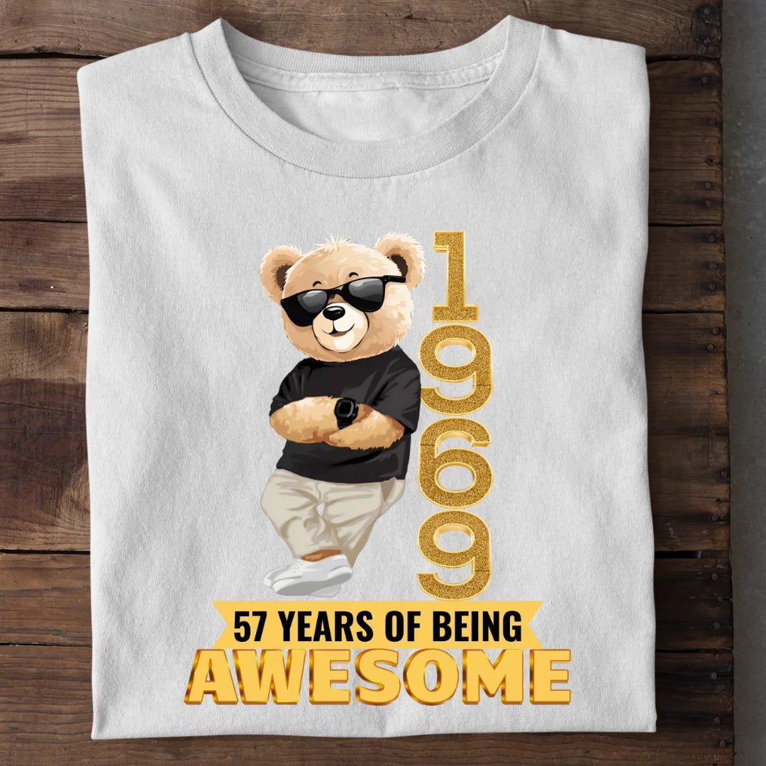 1969 | 57 Years Of Being Awesome T-shirt