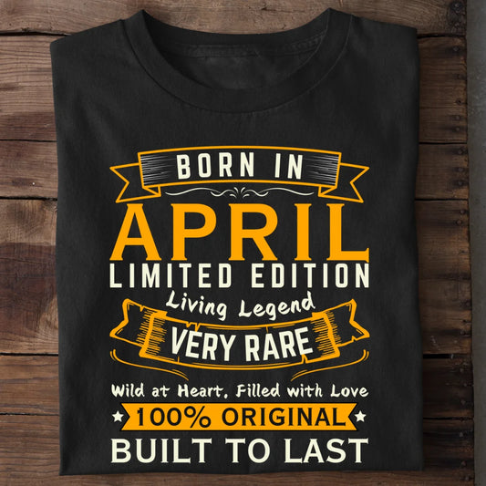 Born In April Limited Edition Living Legend Very Rare