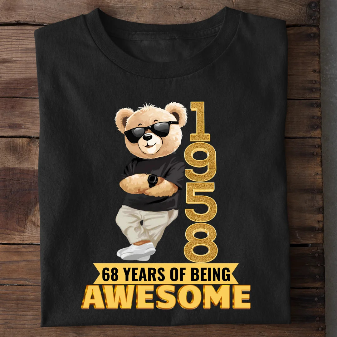 1958 | 68 Years Of Being Awesome T-shirt