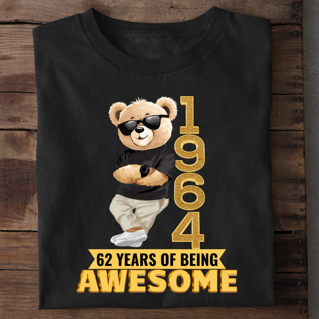 1964 | 62 Years Of Being Awesome T-shirt