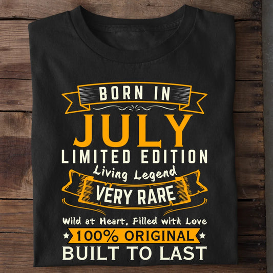 Born In July Limited Edition Living Legend Very Rare