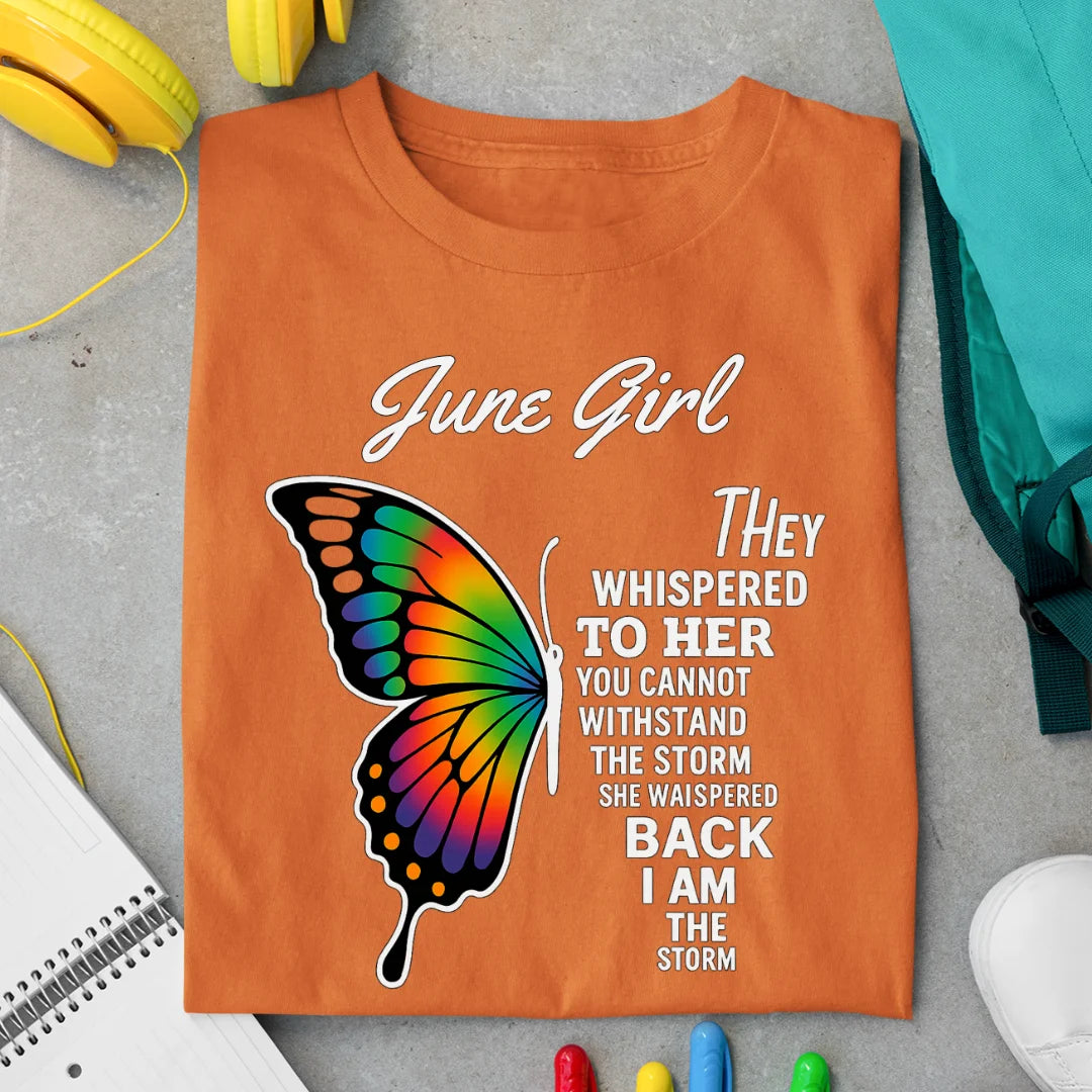 June Girl Exclusive Premium Birthday T-shirt for Women