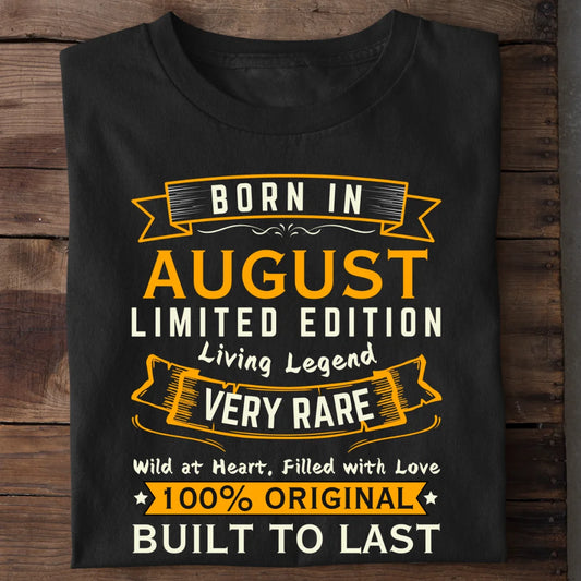 Born In August Limited Edition Living Legend Very Rare