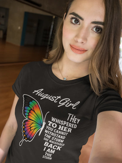 August Girl Exclusive Premium Birthday T-shirt for Women