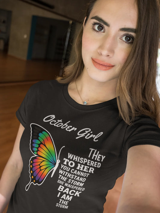 October Girl Exclusive Premium Birthday T-shirt for Women